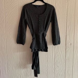 French Connection Gray Wool Sweater